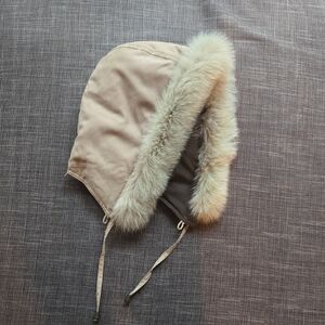 Removable Reversible Fur Trimmed Hood